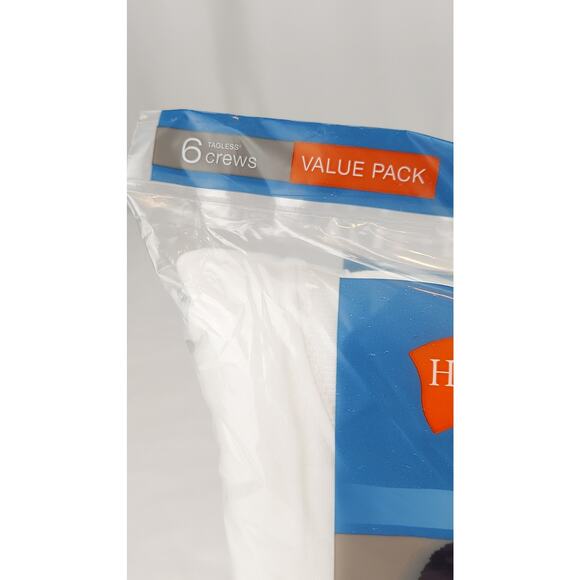 Hanes Premium Shirt Mens Large Crew Neck Tagless Original Fit 6 Pack Undershirt - Picture 2 of 6